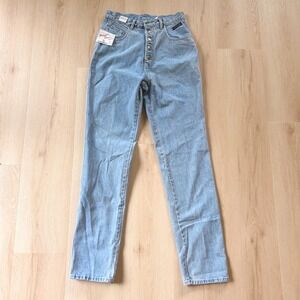 NWT! Western Ethics Denim Jeans‎ Women 13/14 Light Wash High Rise Vintage 90s
